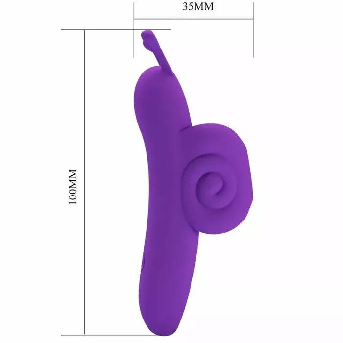 Finger stimulator Pretty Love Snail Powerful Purple Photo 5