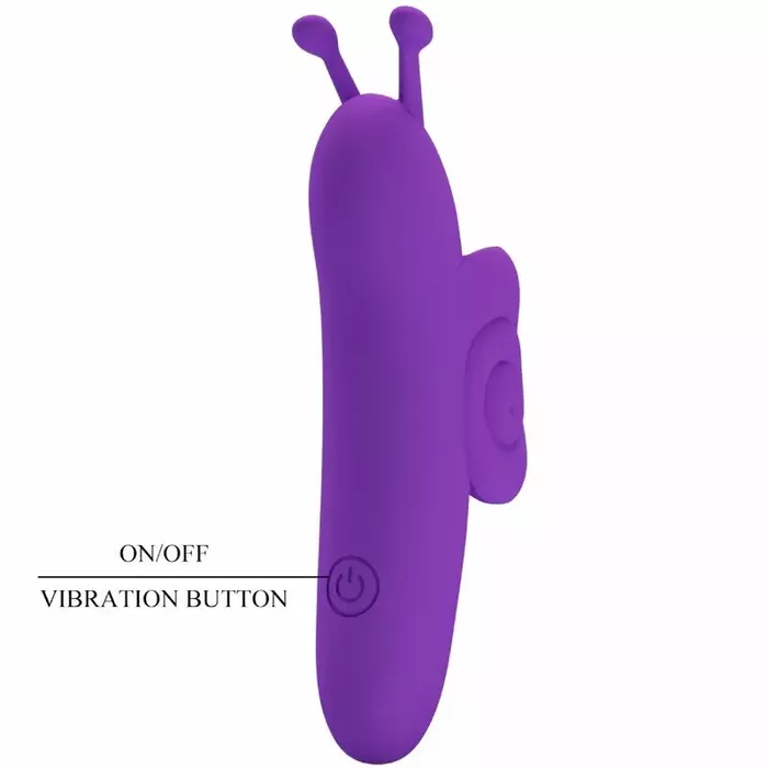 Finger stimulator Pretty Love Snail Powerful Purple Photo 6
