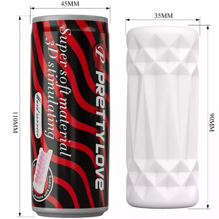 Vīriešu masturbators Pretty Love 3D Stimulator CAN Model 1 Photo 4