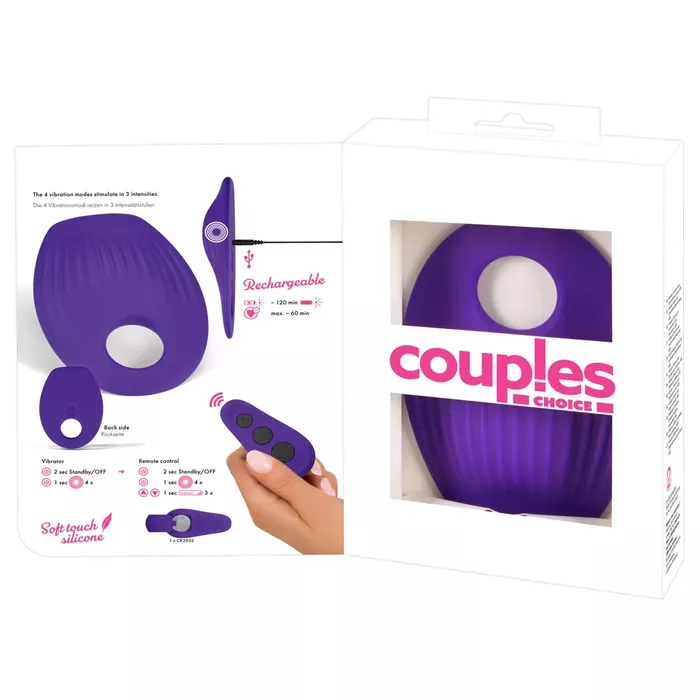 Вибратор Couples Choice RC Grinding Cushion Photo 14