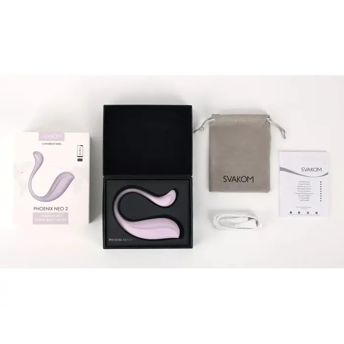 Svakom Phoenix Neo 2 — silicone rechargeable vibrator Photo 9