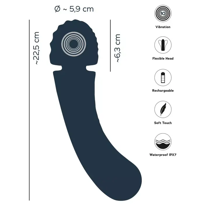 Wand vibrator You2Toys Oh! Wand — rechargeable waterproof Photo 9