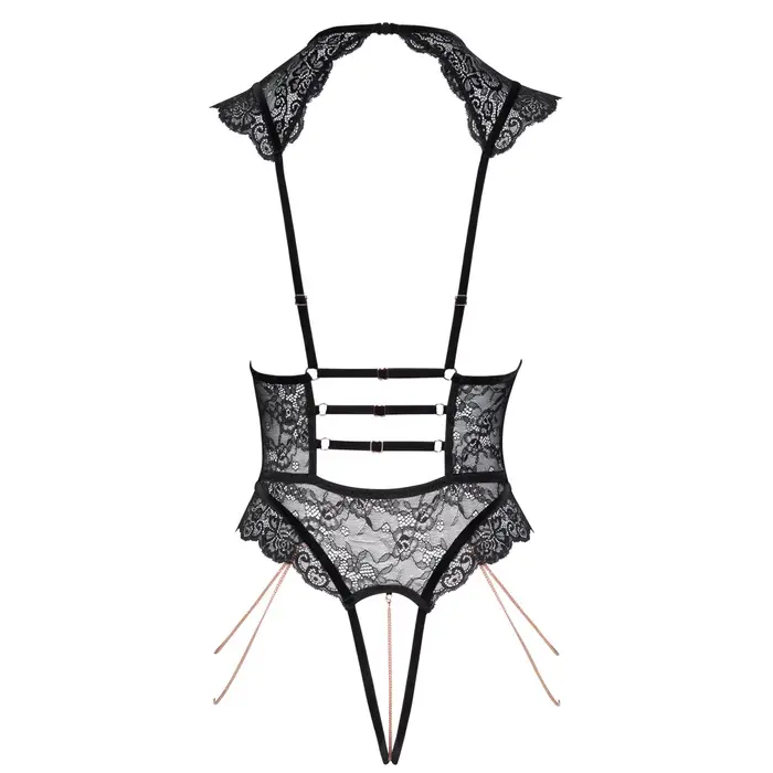 Abierta Fina Open Lace Body S — crotchless lace bodysuit Photo 10