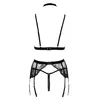 Apakšveļas komplekts abierta fina Bra Suspender Set XL Photo 9