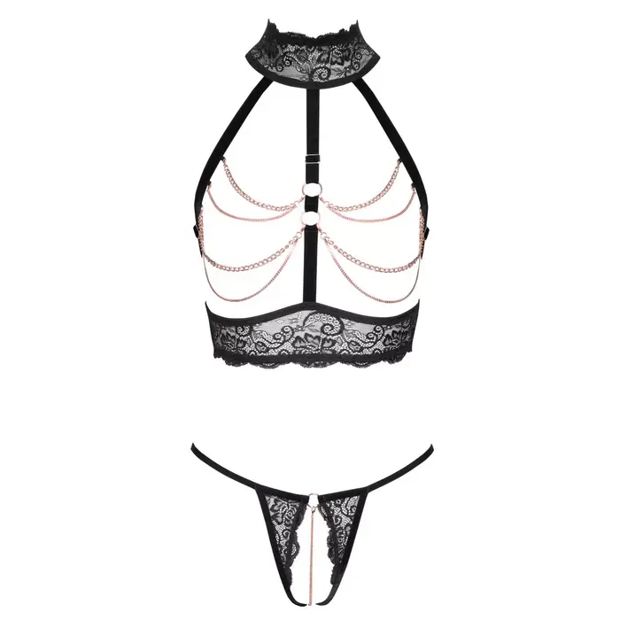 Lingerie set abierta fina Chain Set open M Photo 8