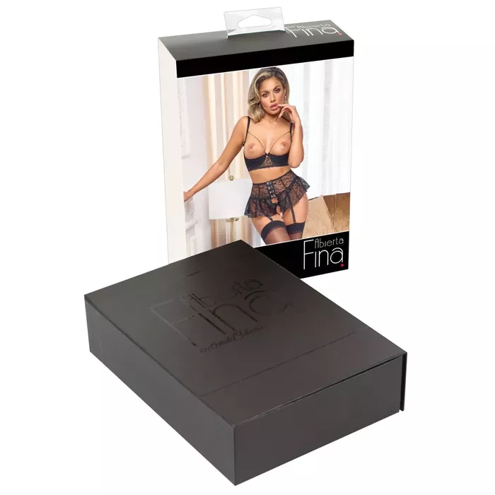 Комплект abierta fina Suspender Shelf Bra Set 80C/M Photo 11