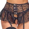 Lingerie set abierta fina 85C/L — shelf bra & suspender skirt Photo 7