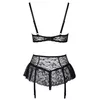 Lingerie set abierta fina 85C/L — shelf bra & suspender skirt Photo 10