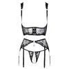 Apakšveļas komplekts Abierta Fina Embroidered Set S Photo 9