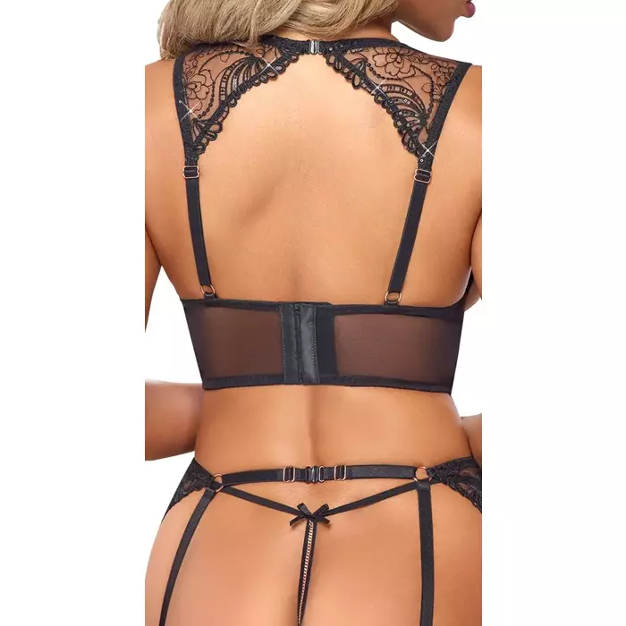 Lingerie set abierta fina Embroidered Set XL Photo 8