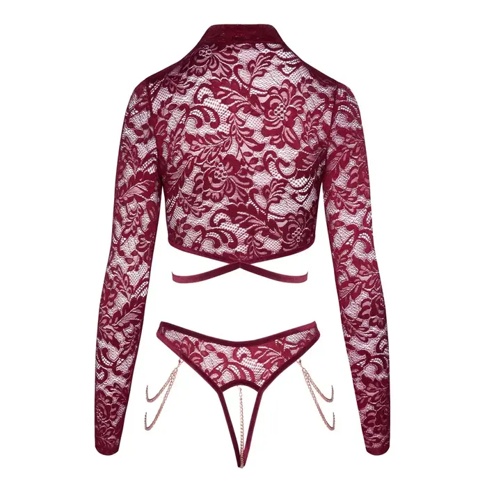 Apakšveļas komplekts abierta fina Open Top & Thong L Photo 10