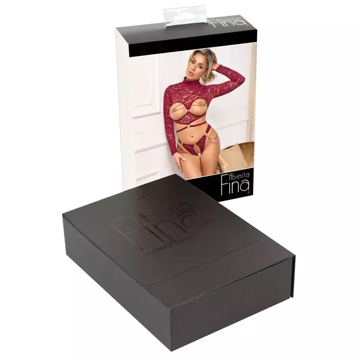 Apakšveļas komplekts abierta fina Open Top & Thong L Photo 11