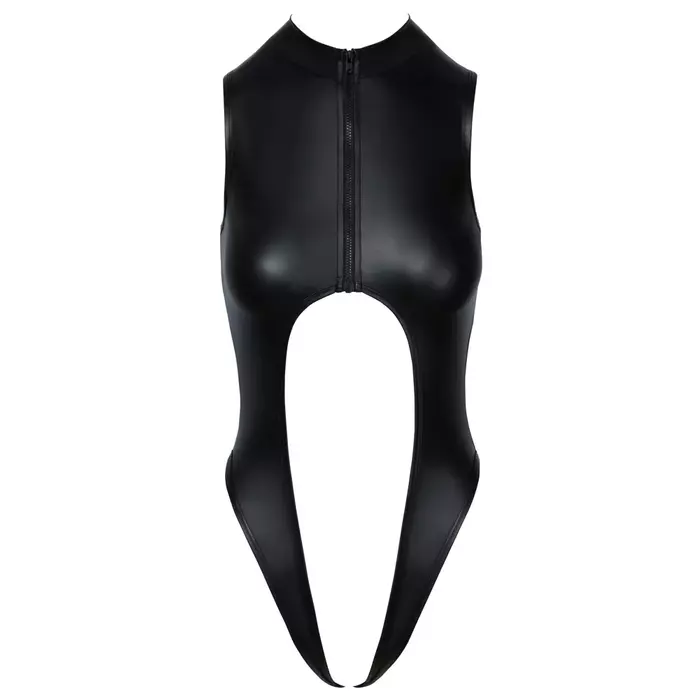 Cottelli Collection crotchless body with zip, size S Photo 6