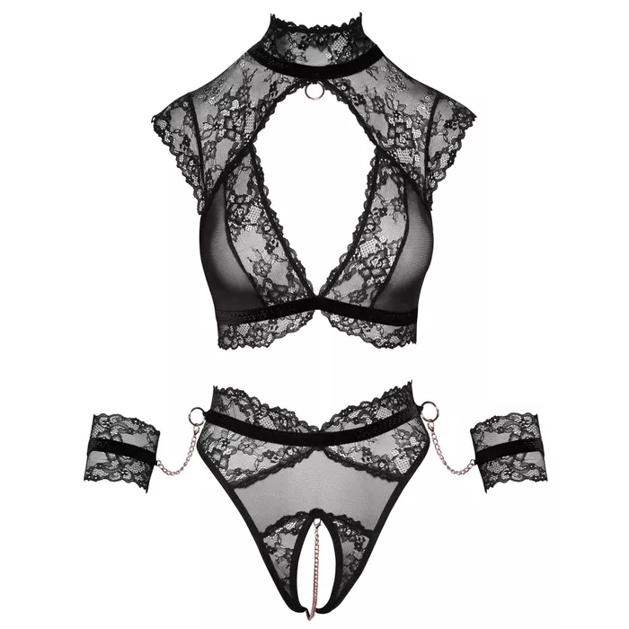 Lingerie set Cottelli Collection Bondage Bra Set XL Photo 12