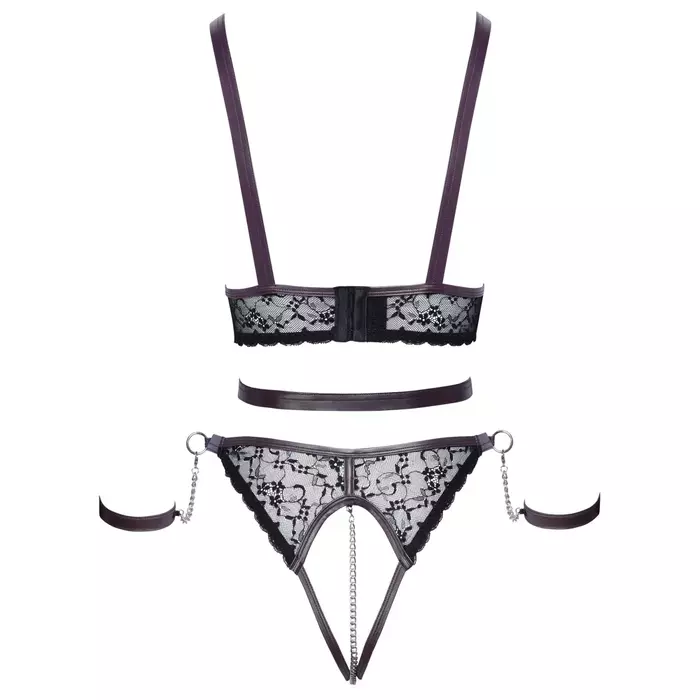 Cottelli Collection Bondage Top Set L — crotchless lingerie Photo 11
