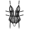 Cottelli Collection Bondage Body XL — mežģīņu bodijs ar caurumu Photo 9