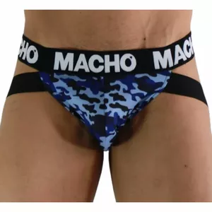 Jockstrap machounderwear MACHO MX28MA Military Blue M supportive design, size M