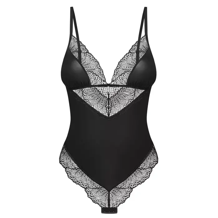 OBSESSIVE OBS Body Lobellis чёрное кружевное боди XS/S Photo 7