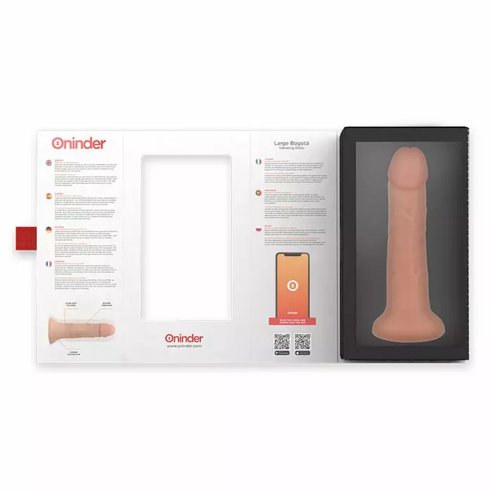 ONINDER Large Bogotá vibrator dildo — 22 cm, silicone Photo 6