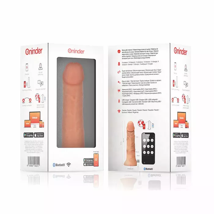 ONINDER Large Bogotá vibrator dildo — 22 cm, silicone Photo 7