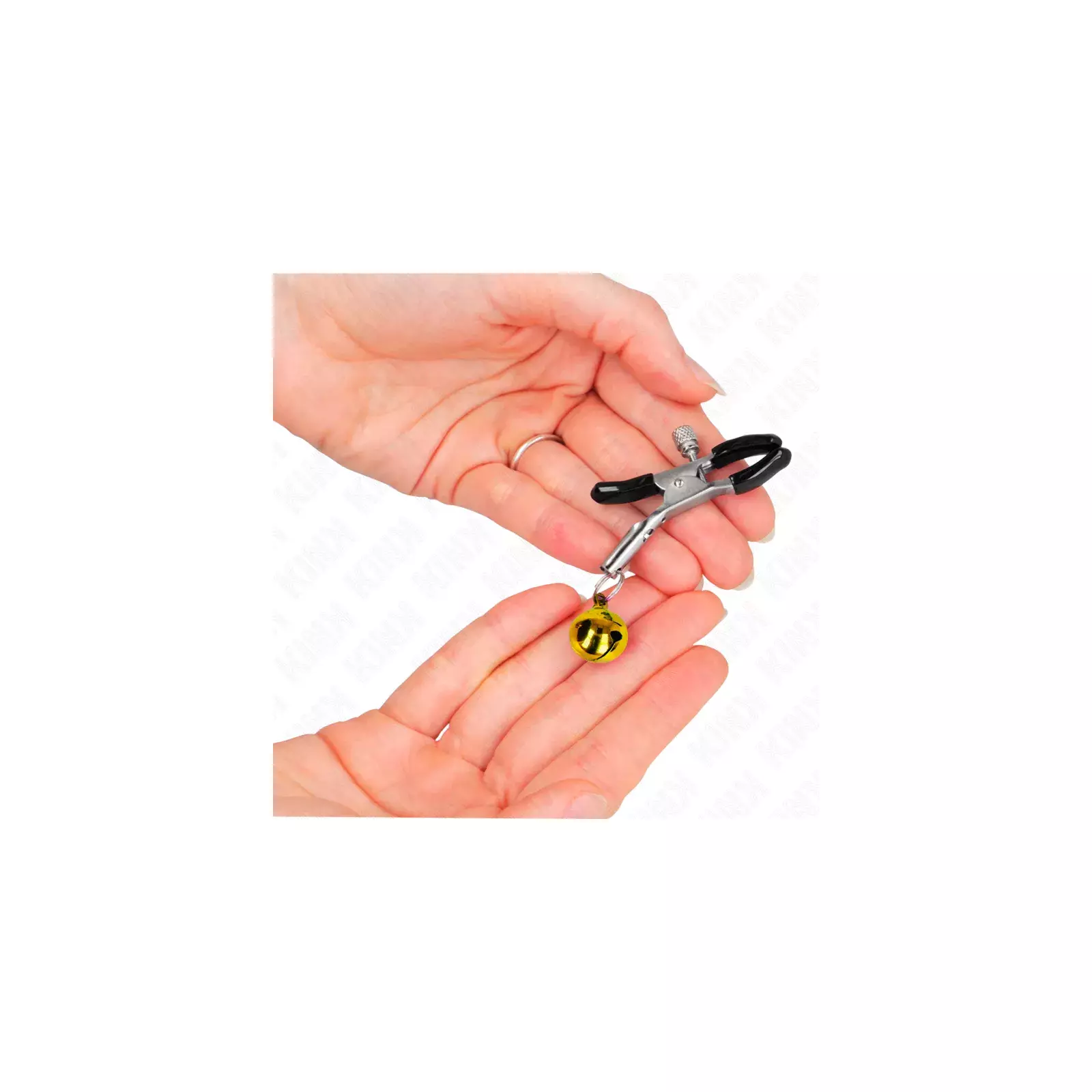 KINK - Gold Single Bell Nipple Clamp D-240930 Photo 3