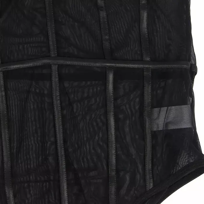 Боди SUBBLIME D-239905 — черное с цепочными бретелями S/M Photo 8