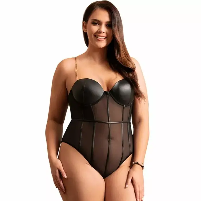 Боди SUBBLIME чёрное с цепями L/XL Photo 2