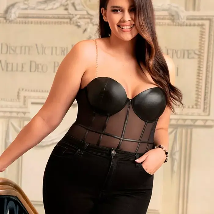 Боди SUBBLIME чёрное с цепями L/XL Photo 7