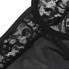 Боди-тедди SUBBLIME с подвязками и кружевом - черный L/XL Photo 8