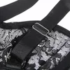 Боди-тедди SUBBLIME с подвязками и кружевом - черный L/XL Photo 9