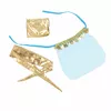 SUBBLIME India Style Blue Lingerie Set D-239899 Photo 5