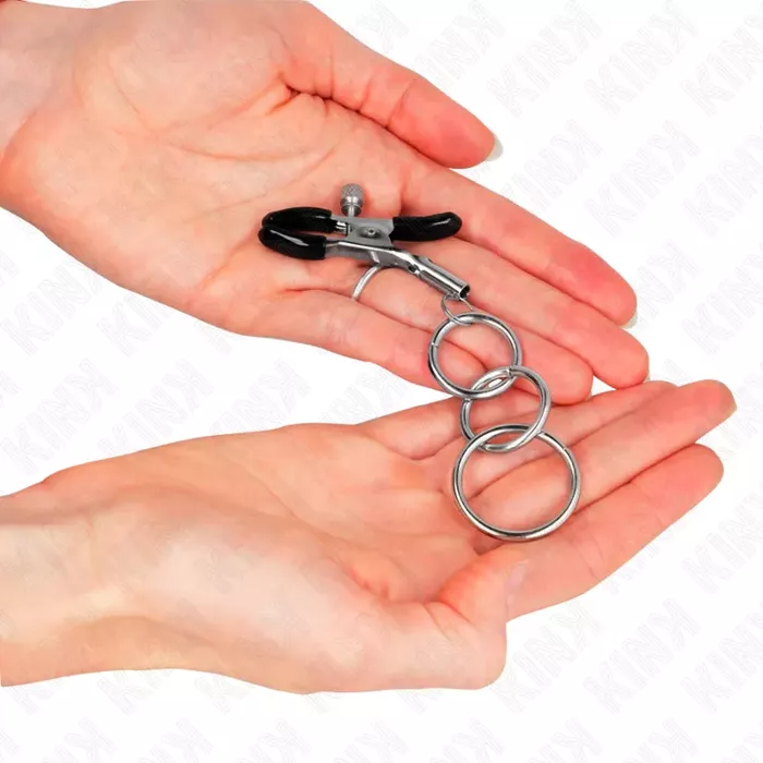 Krūšu galu skava KINK 3 O‑ring, regul., 6 cm Photo 3