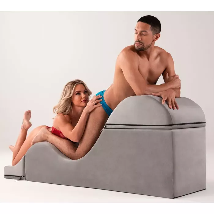 Liberator Aria Flip Chaise Grey — складной шезлонг для секса Photo 6