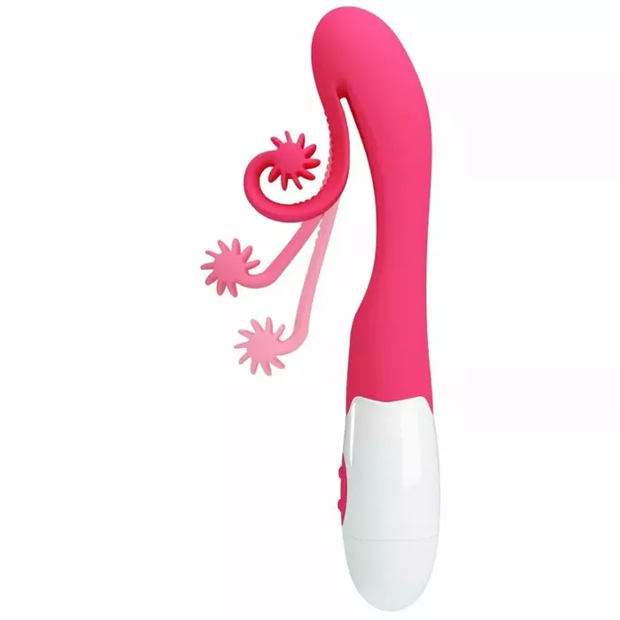 ROMANCE Pink Vibrator and Stimulator - 30 Speeds Photo 3