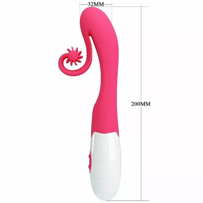 ROMANCE Pink Vibrator and Stimulator - 30 Speeds Photo 6