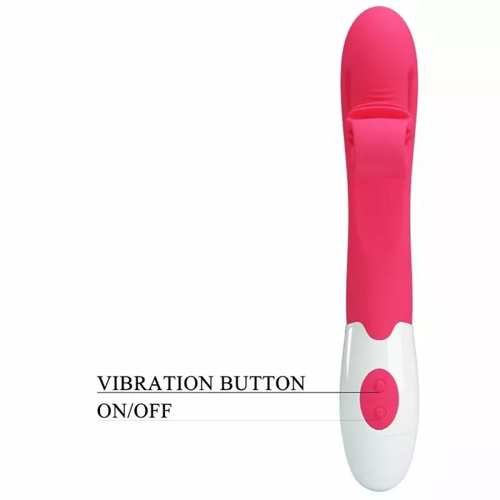 ROMANCE Pink Vibrator and Stimulator - 30 Speeds Photo 7