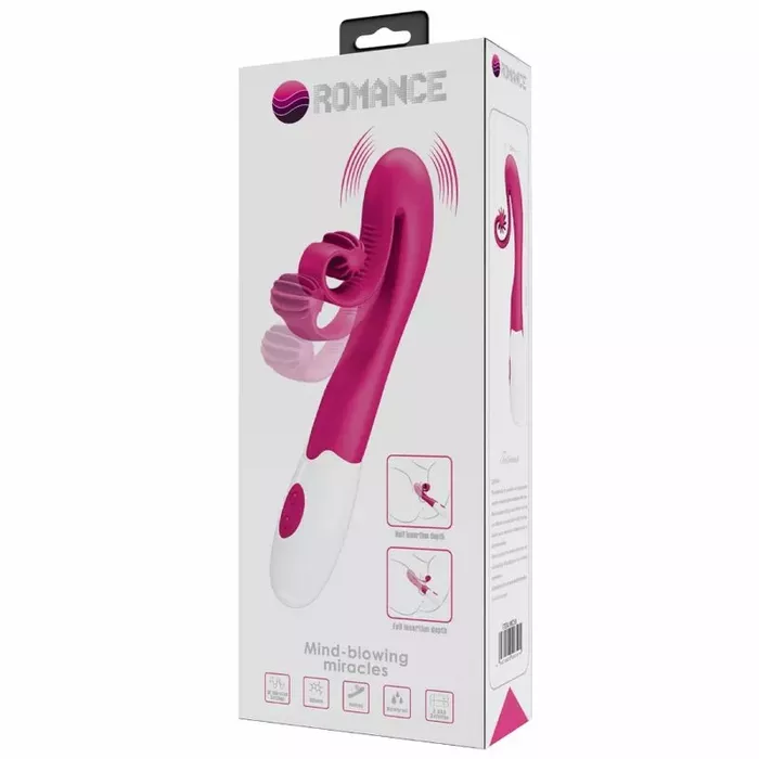ROMANCE Pink Vibrator and Stimulator - 30 Speeds Photo 9