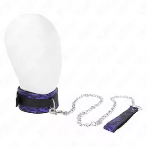 KINK Short Velvet Lace Necklace with Belt 105 cm, Nylon Trim 44 x 5.5 cm, D-240756
