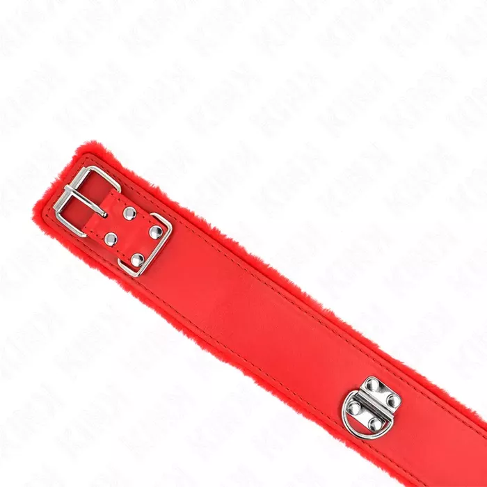 KINK Necklace with Leash 116 см — Model 4 Red Photo 5