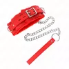 KINK Collar with Leash 65 cm - Red Photo 3