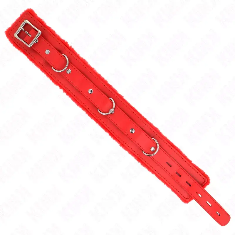 KINK Collar with Leash 65 cm - Red Photo 6