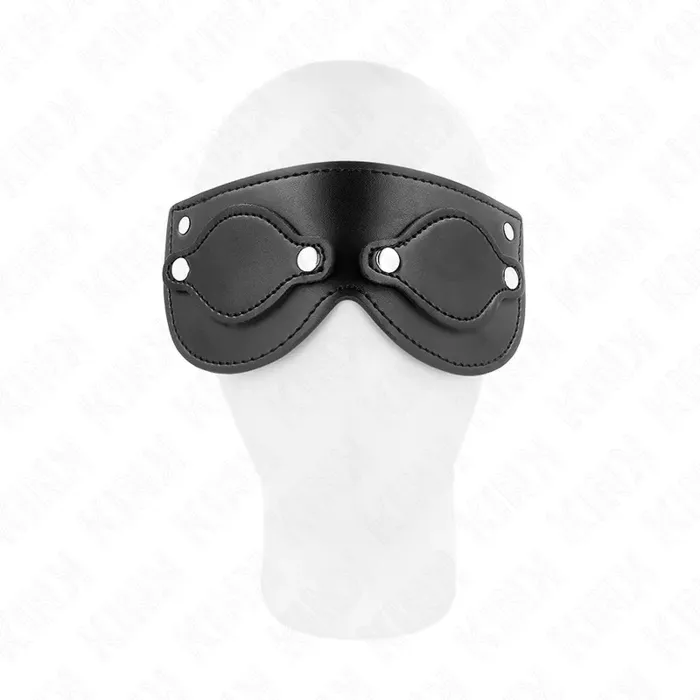 KINK кожаноподобная маска со съёмными накладками Photo 2