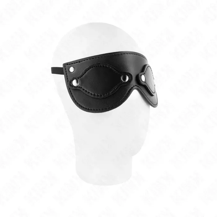KINK кожаноподобная маска со съёмными накладками Photo 3