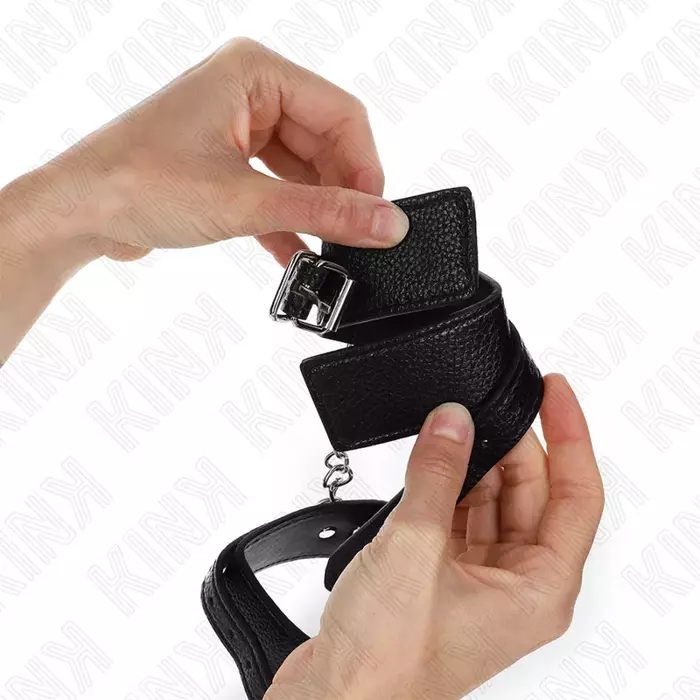 Wrist Restraints KINK Snake Pattern — leather adjustable Photo 2