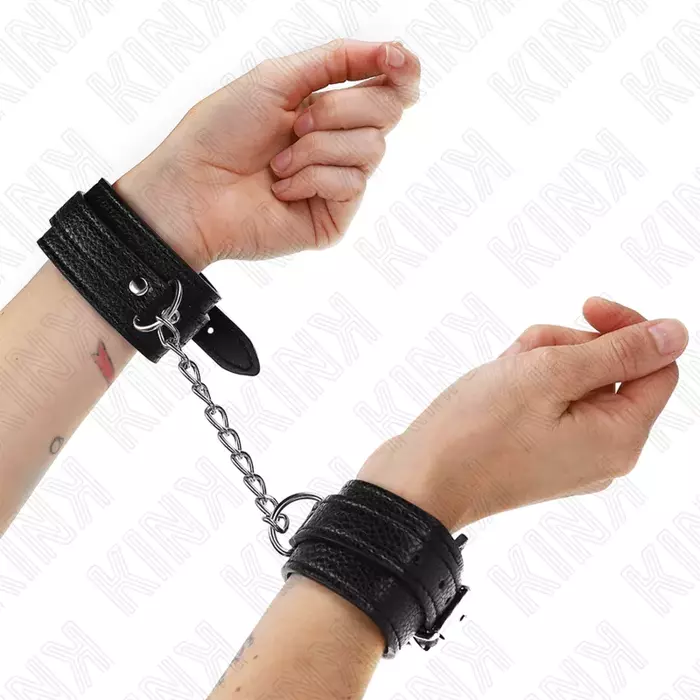 Wrist Restraints KINK Snake Pattern — leather adjustable Photo 4