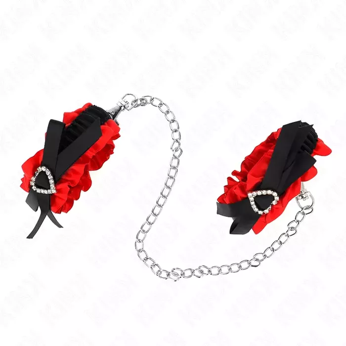 Wrist restraints KINK Lace Elastic adjustable 22–35 cm Photo 2