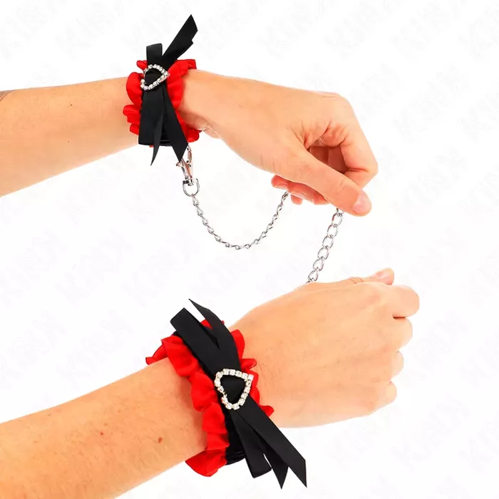 Wrist restraints KINK Lace Elastic adjustable 22–35 cm Photo 3