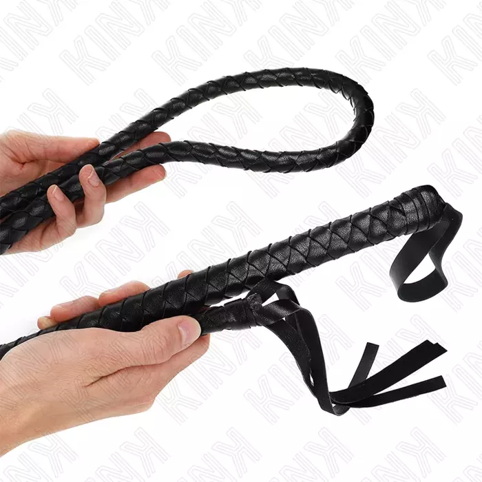 KINK Long Black Snake Whip — однохвостая кожа 210 см Photo 2