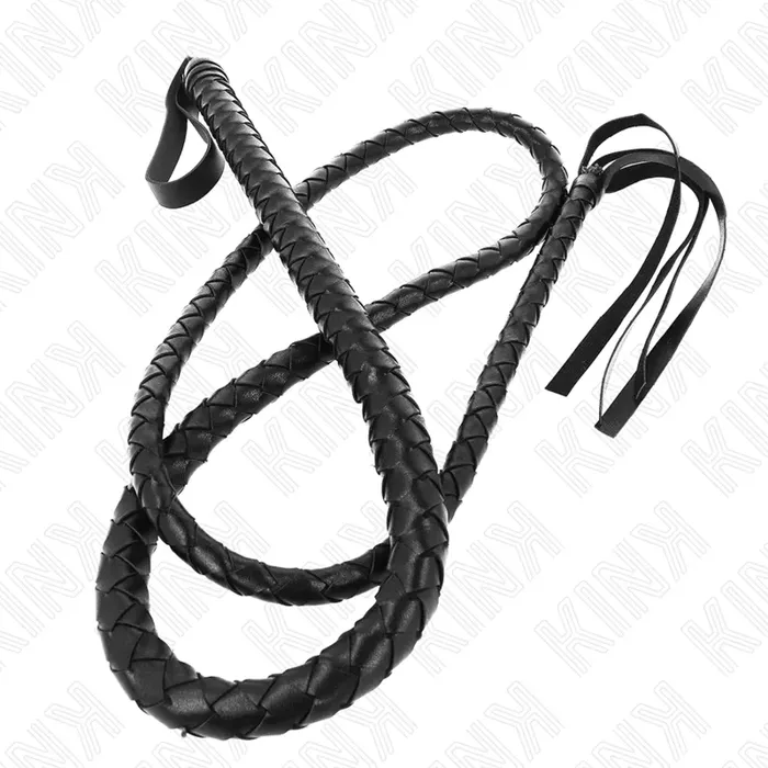 KINK Long Black Snake Whip — однохвостая кожа 210 см Photo 3