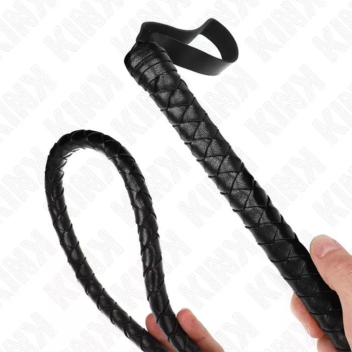KINK Long Black Snake Whip — однохвостая кожа 210 см Photo 4